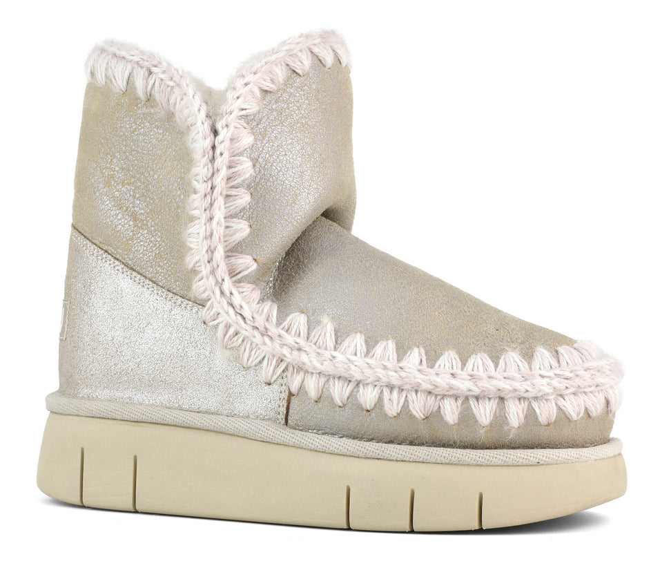 Mou shop boots metallic