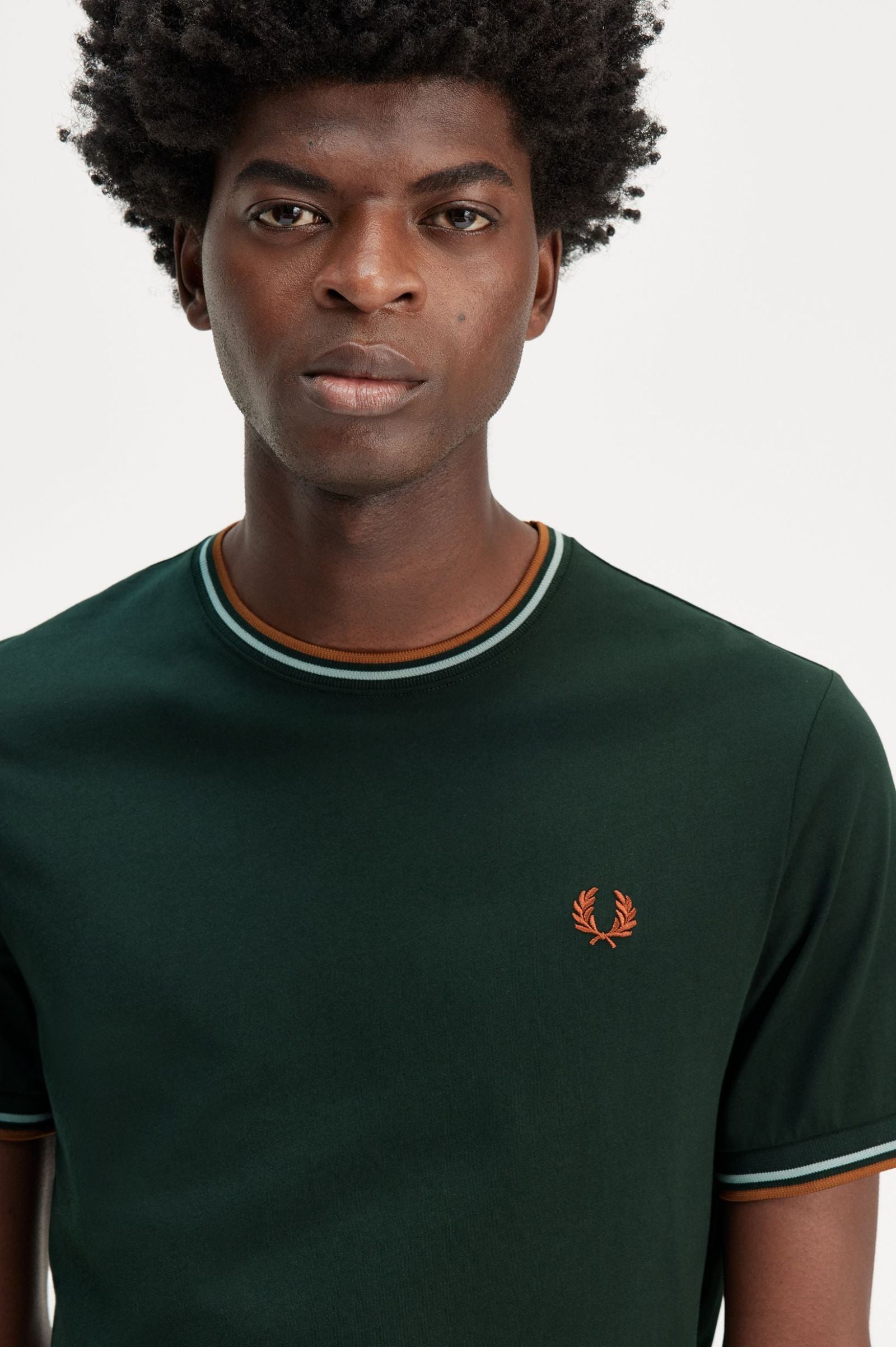 Fred Perry Twin Tipped T-Shirt - Night Green