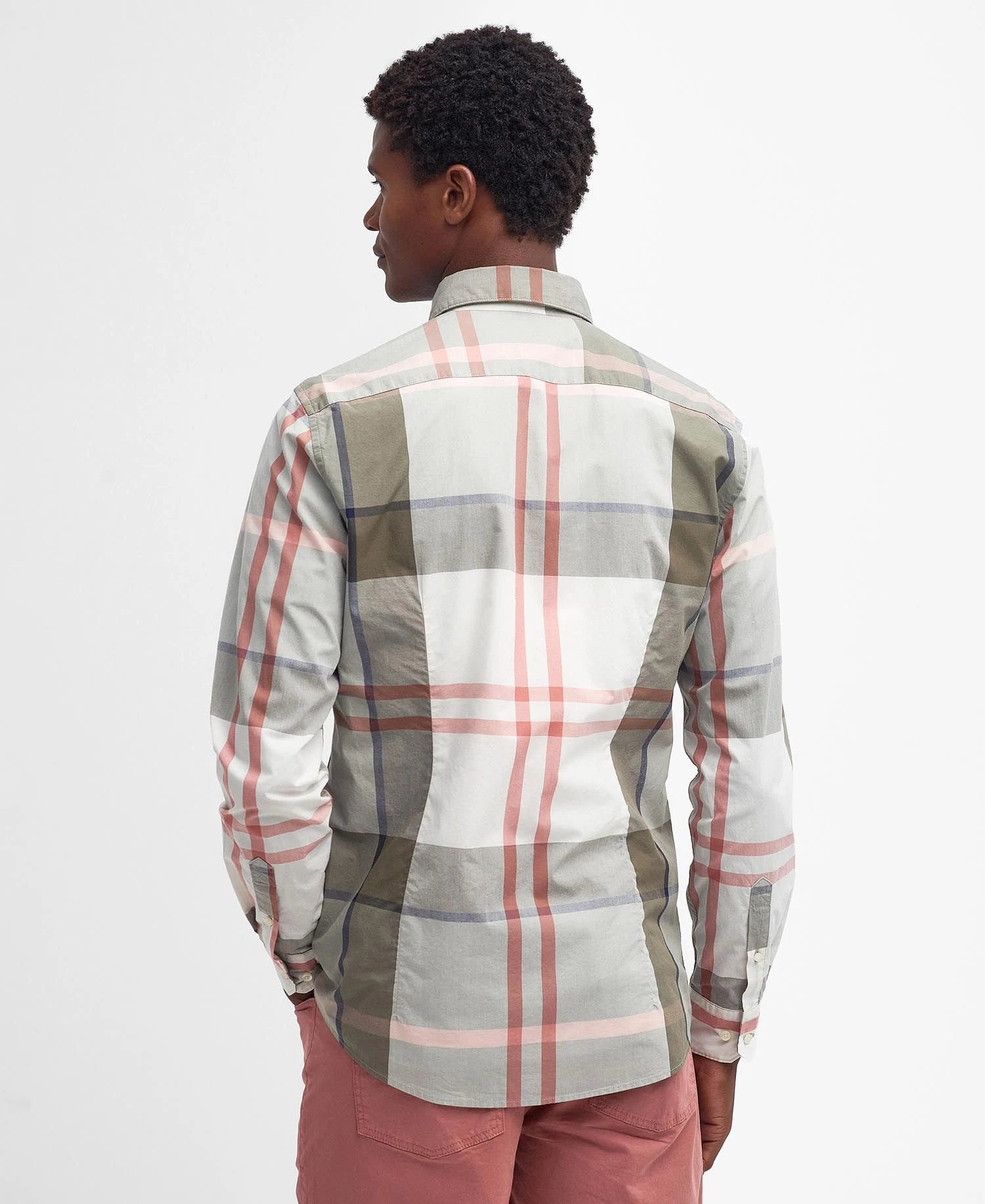 Barbour Harris Tailored Fit Shirt - Bleached Pine Tartan