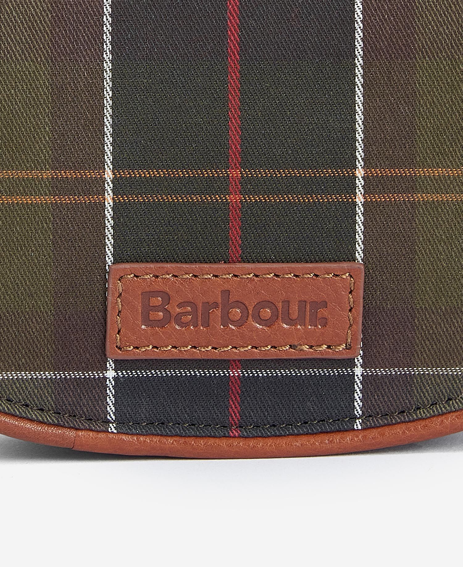 Barbour Katrine Tartan Leather Saddle Bag - Classic Tartan