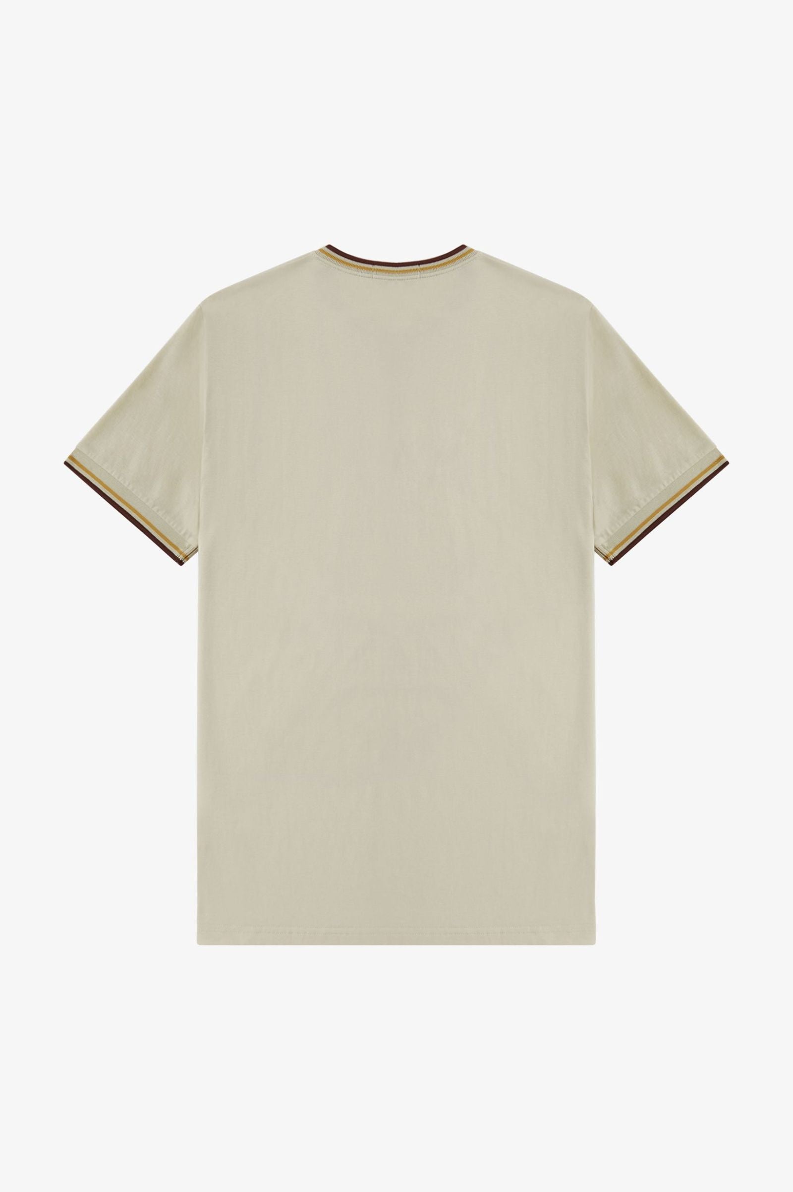 Fred Perry Twin Tipped T-Shirt - Ecru/Honeycomb