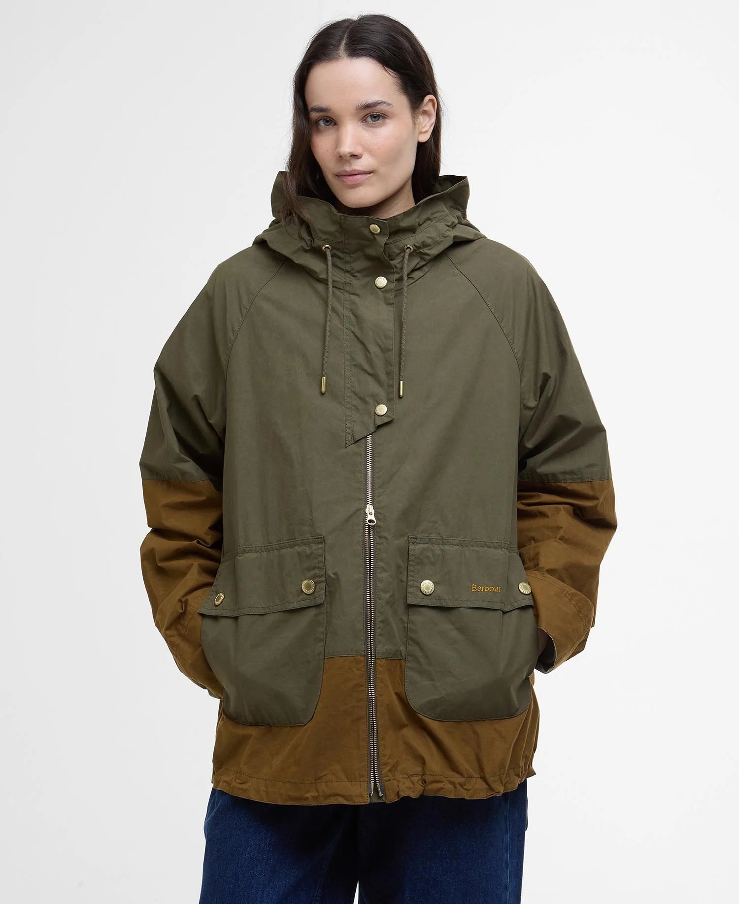 Barbour Hayley Showerproof Jacket - Dusky Green