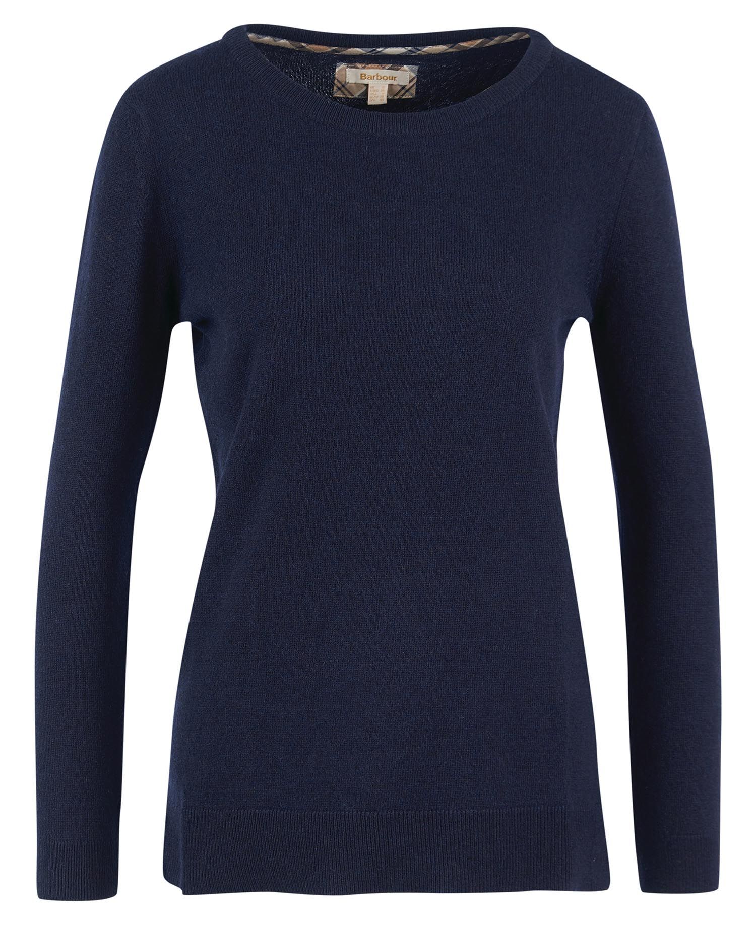 Barbour Pendle Crew Knit Navy Fawn