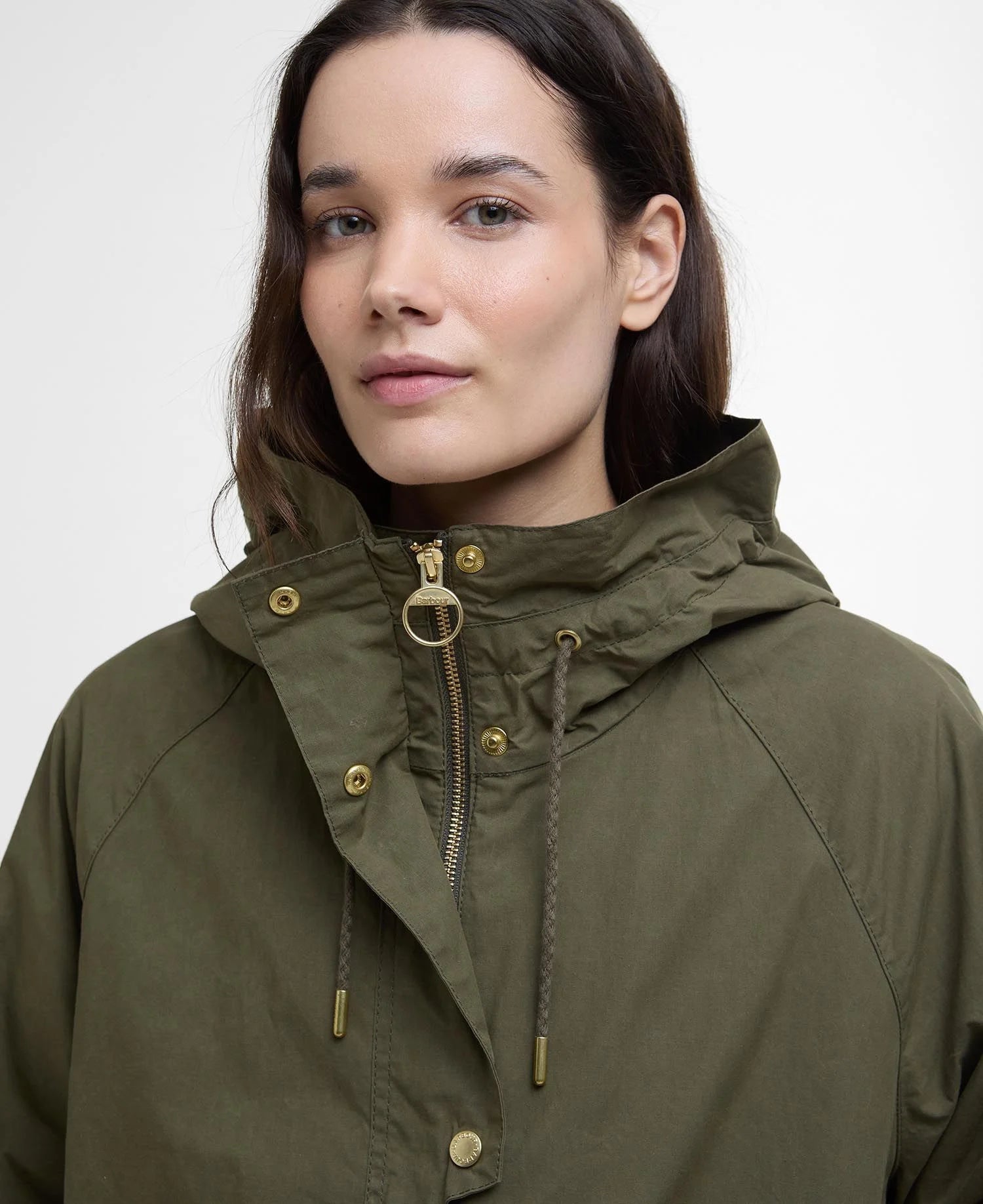 Barbour Hayley Showerproof Jacket - Dusky Green