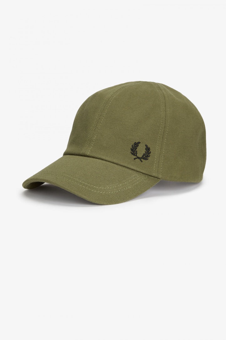 Fred Perry Pique Classic Cap - Uniform Green 