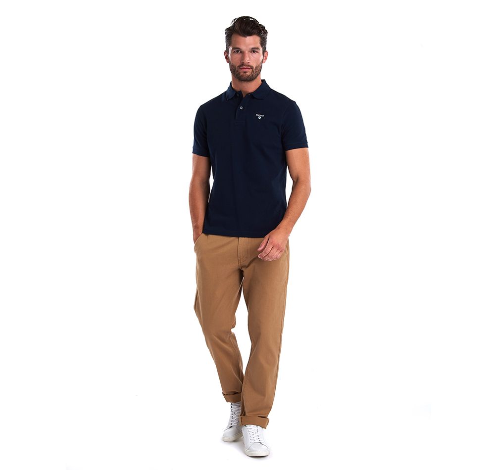 Barbour Sports Polo Shirt - New Navy